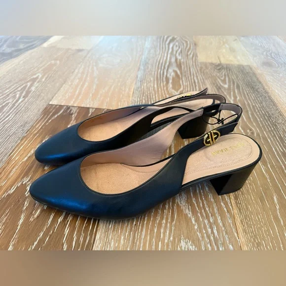 Cole Haan black The Go-To Slingback Pump 45 mm NEW size 11 - Picture 7 of 9